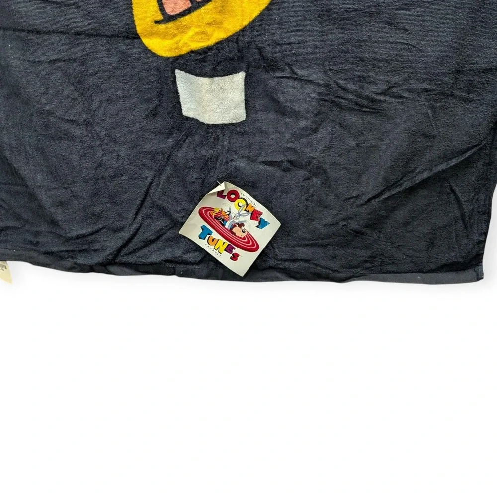 Vtg‎ 1992 Looney Tunes Daffy Duck Face Beach Towel 29.5x58.5 New w/ Tags